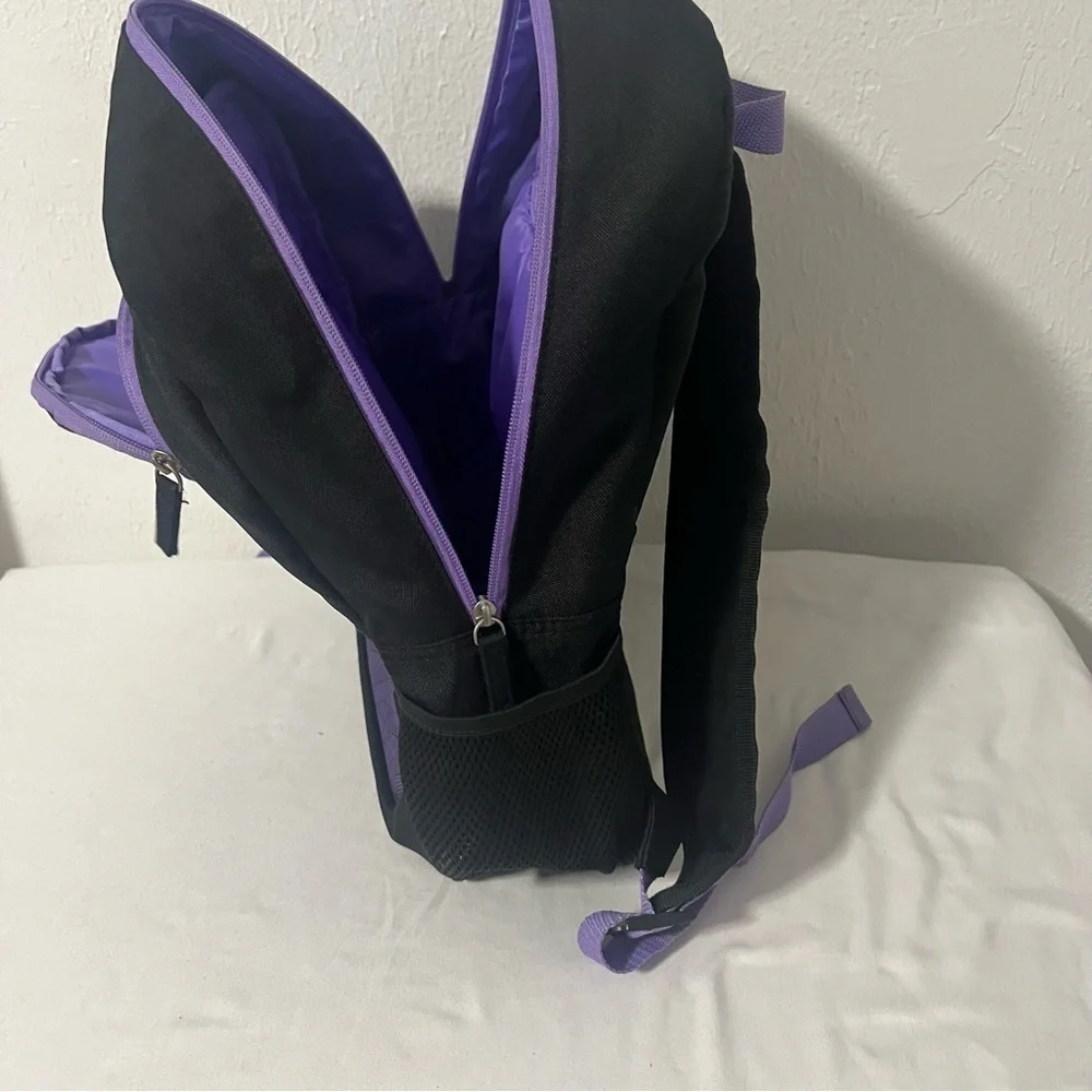 Disney Backpack - Black Panther - Wakanda Forever School Black/Purple EUC